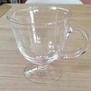 Toscany Hand blown Glass 5.5 Inches Clear Glass Pitcher